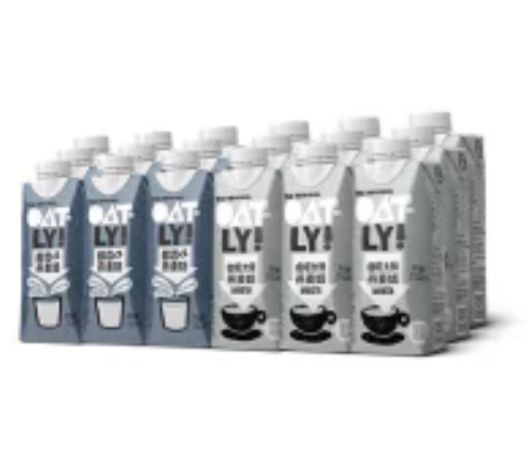17100积分兑换| OATLY噢麦力 咖啡大师燕麦奶植物蛋白 咖啡大师250ml*9+醇香250ml*9