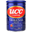 日本进口UCC悠诗诗蓝罐原味香醇中度烘培400g研磨黑咖啡粉需过滤