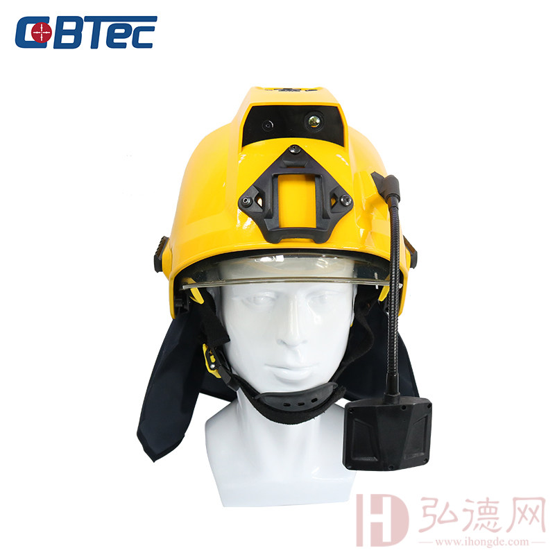 CoBTec 库博FTK-Q/IRC4G图传定位消防热成像头盔