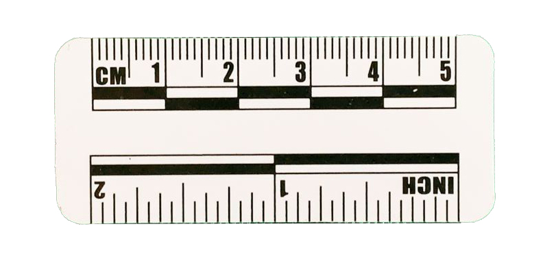 5厘米白色磁性比例尺