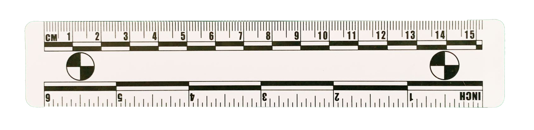 15厘米白色磁性比例尺