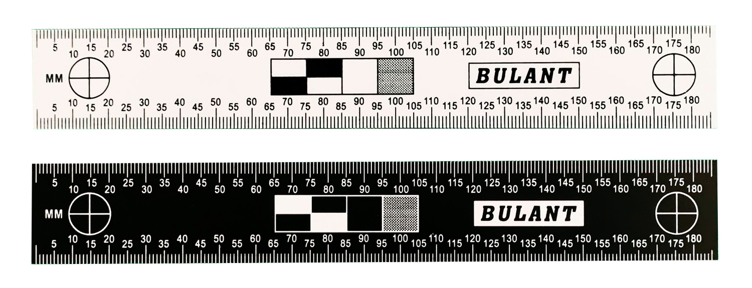  18厘米双面黑白比例尺