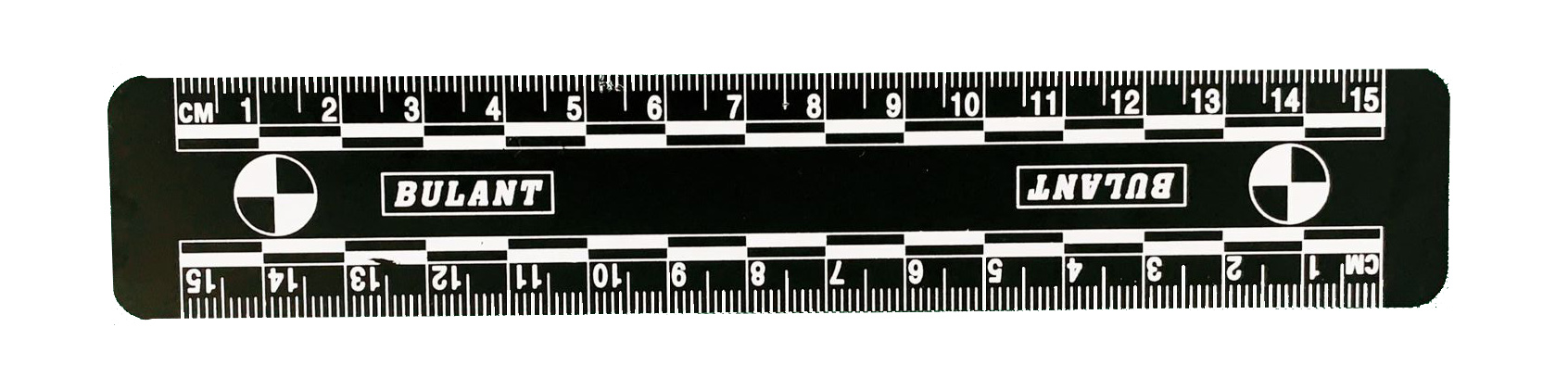 15厘米黑底PVC比例尺