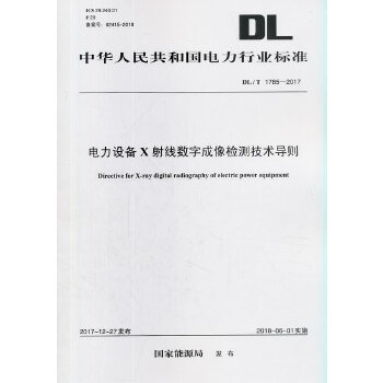 DL/T 1785—2017 电力设备X射线数字成像检测技术导则