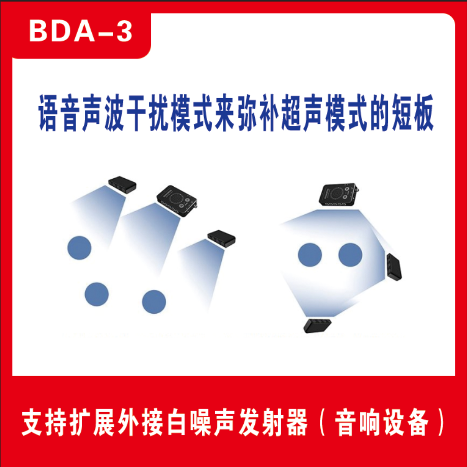 防录音设备 录音干扰器 BDA3 会议室防录音 谈话防窃听