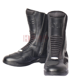 材质: 头层牛皮   颜色: 黑色    闭合方式: 拉链    鞋垫材质: 大底采用橡胶材质，具有防滑耐磨功能