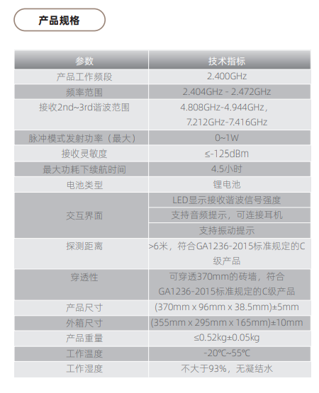 便携式非线性节点探测器