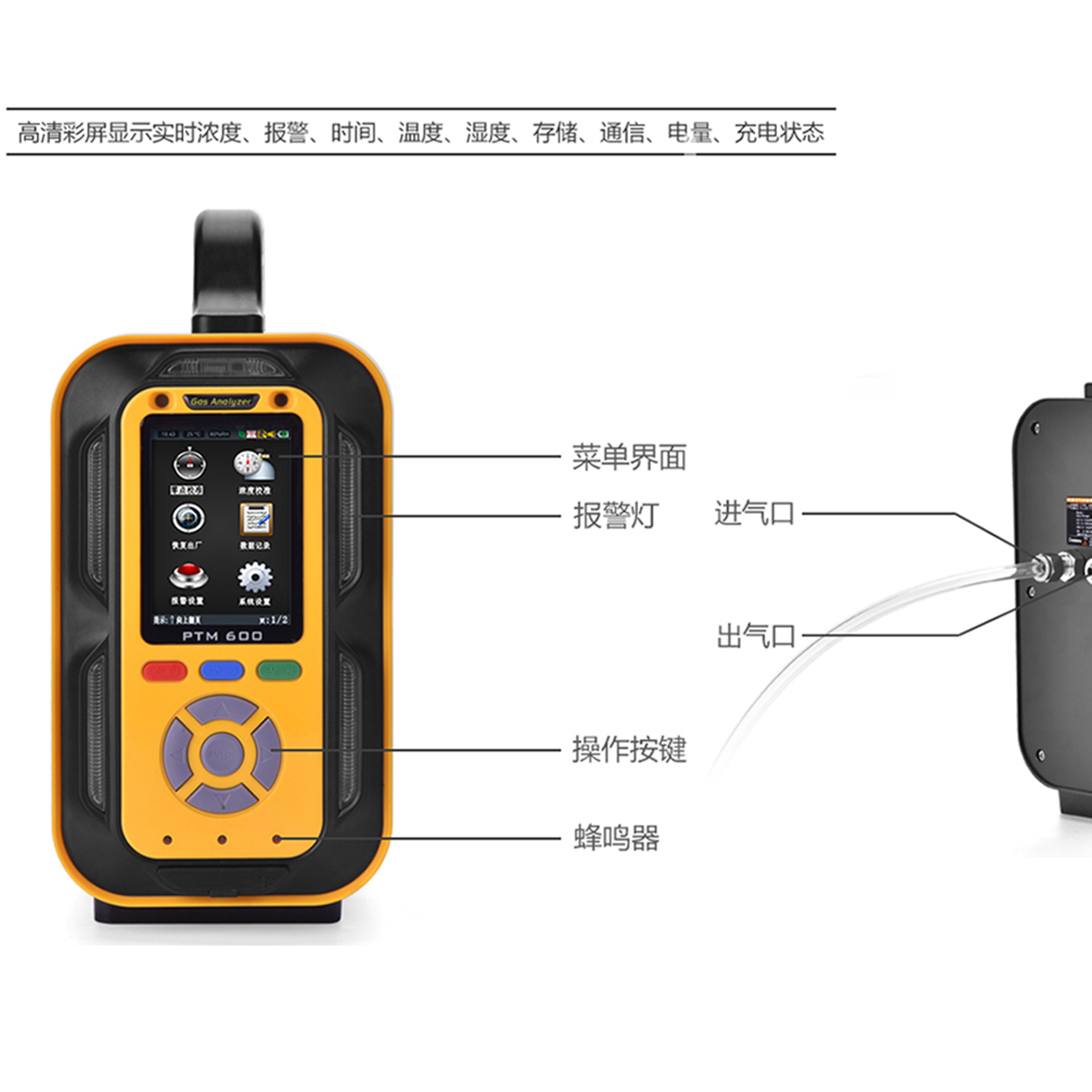 BTYQ-PTM600手提式复合型气体分析仪-多气体检测仪
