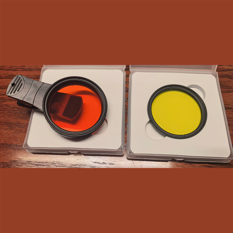 刑侦用手机/相机拍照滤片，配合蓝/绿光(67mm)