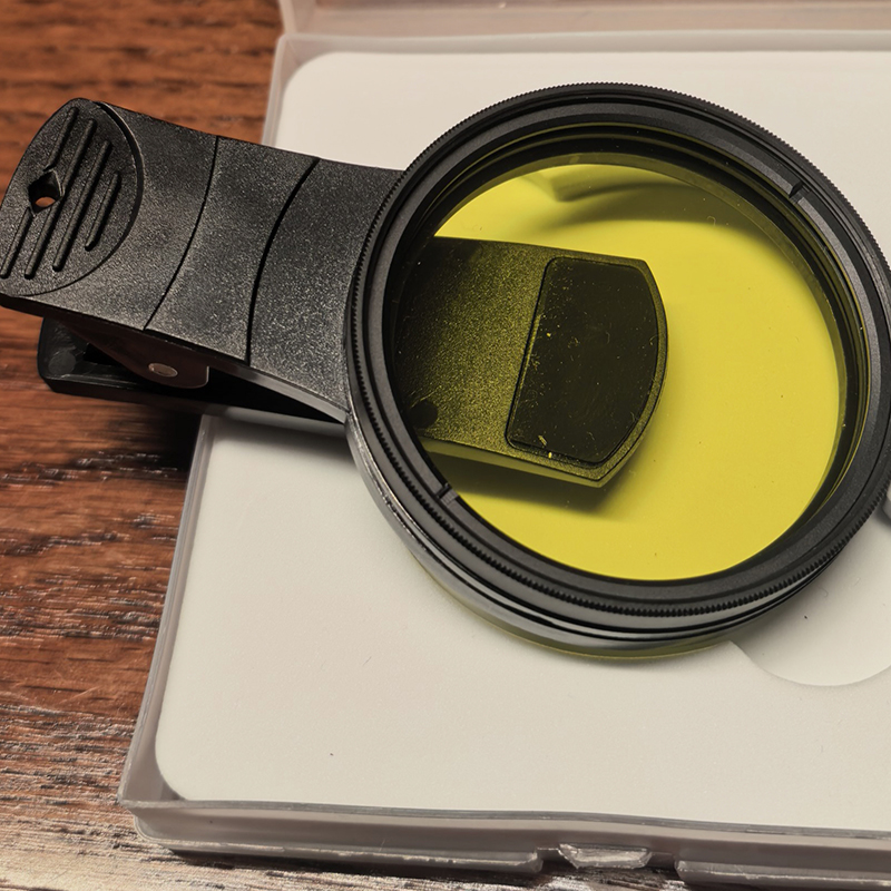 刑侦用手机/相机拍照滤片，配合蓝/绿光(67mm)