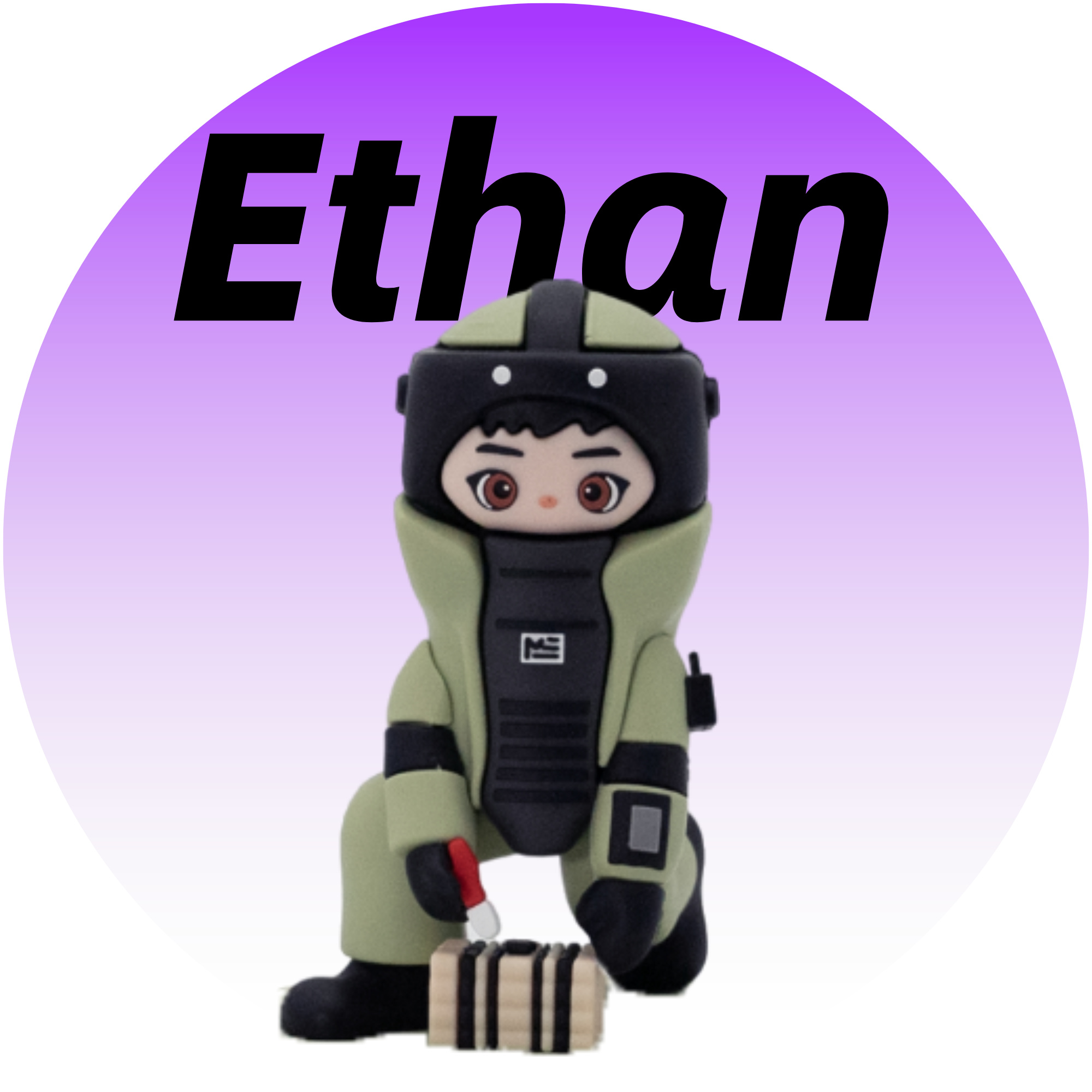 排爆手办-EOD同款-桌面摆件-战术周边-公仔-手信-警察礼物