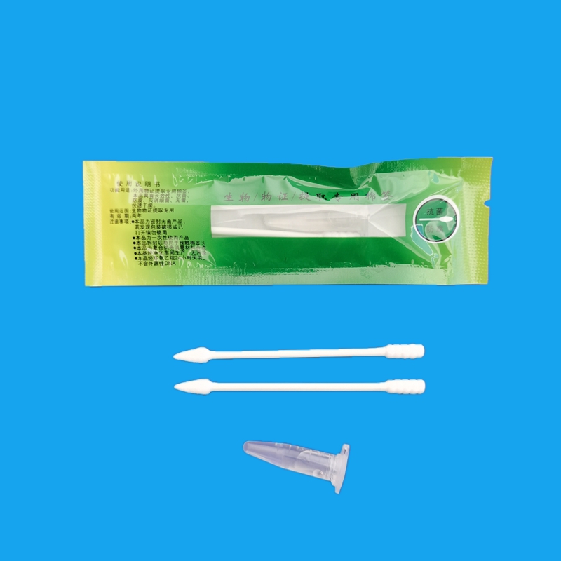 DNA生物物证提取专用棉签脱落细胞提取棉签双头棉签保存盒