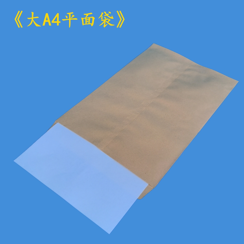 大A4牛皮纸物证袋物证封装袋装订可装A4大小文件证物袋