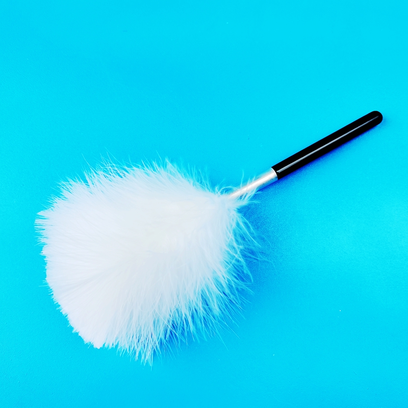 大号磁性指纹刷小号磁性指纹刷磁粉刷圆形灰鼠毛指纹刷扁形纤维指纹刷羽毛刷马拉鹳毛刷大磁笔