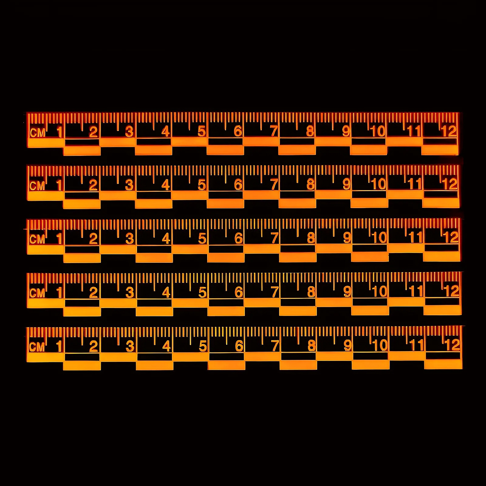 6cm12cm30cm不干胶比例尺刑事照相不干胶比例尺黑白双色彩色不干胶比例尺本荧光可移比例尺卷