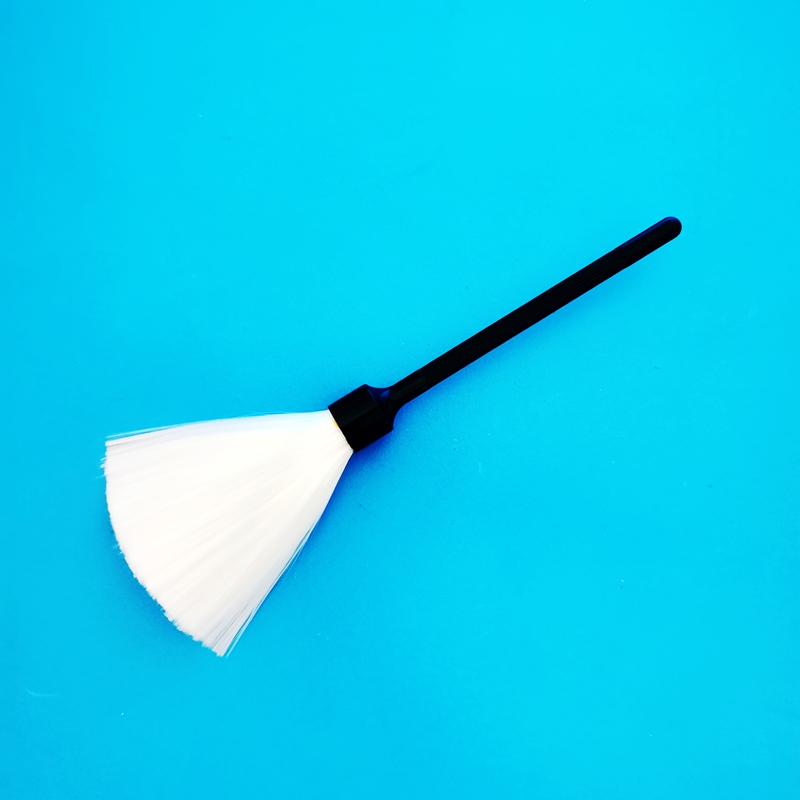 大号磁性指纹刷小号磁性指纹刷磁粉刷圆形灰鼠毛指纹刷扁形纤维指纹刷羽毛刷马拉鹳毛刷大磁笔