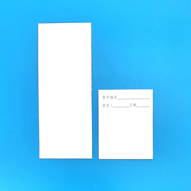 黑色衬底白色衬底指纹提取胶片指纹提取膜片提取贴单指印四指掌纹全掌纹提取膜片