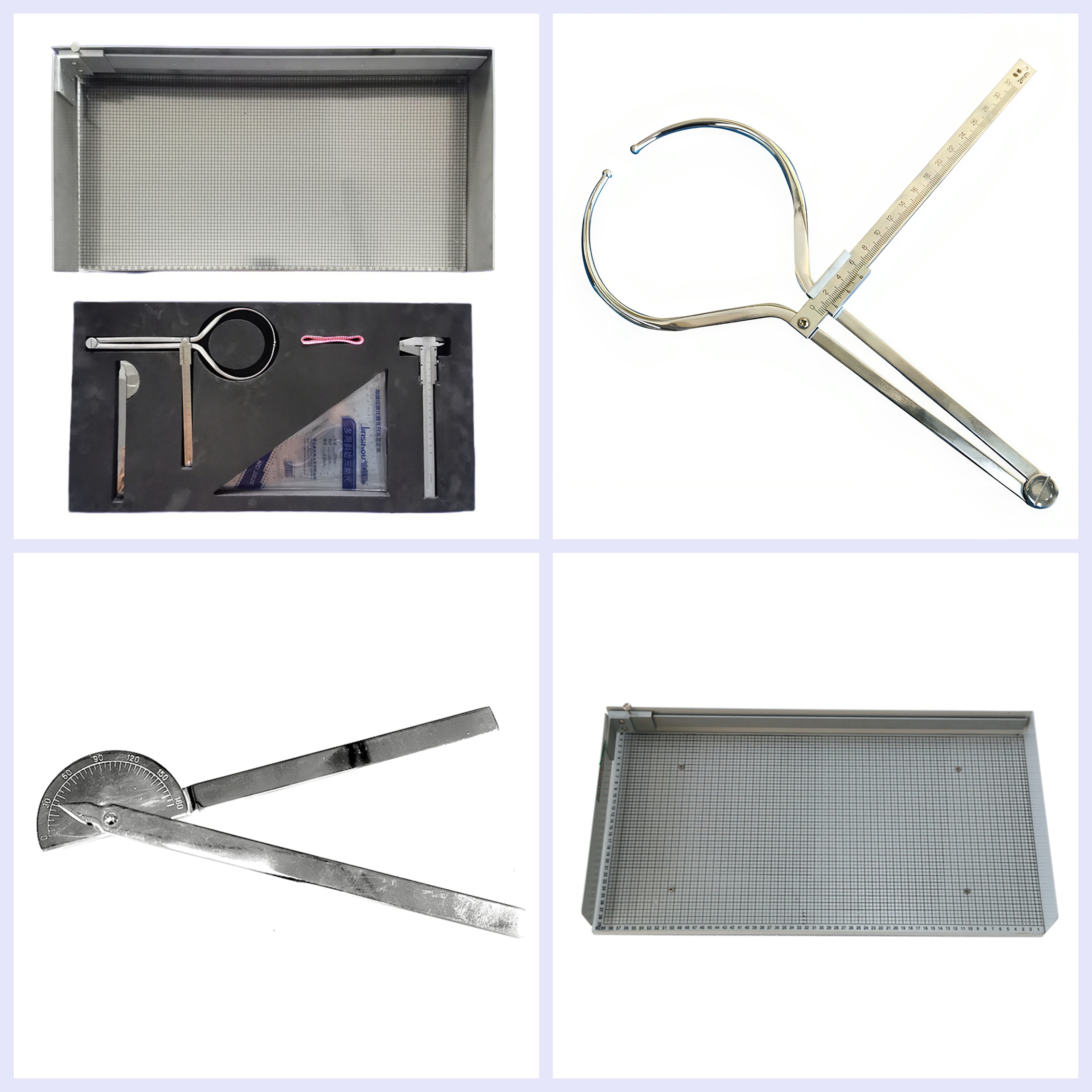 GG-I型法医人类学骨骼测量仪量角器弯脚规测骨盘套装