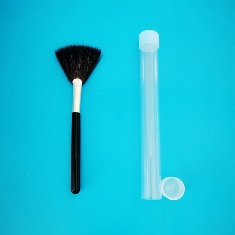 大号磁性指纹刷小号磁性指纹刷磁粉刷圆形灰鼠毛指纹刷扁形纤维指纹刷羽毛刷马拉鹳毛刷大磁笔