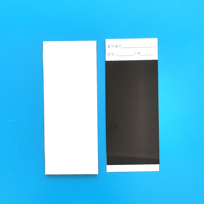 黑色衬底白色衬底指纹提取胶片指纹提取膜片提取贴单指印四指掌纹全掌纹提取膜片