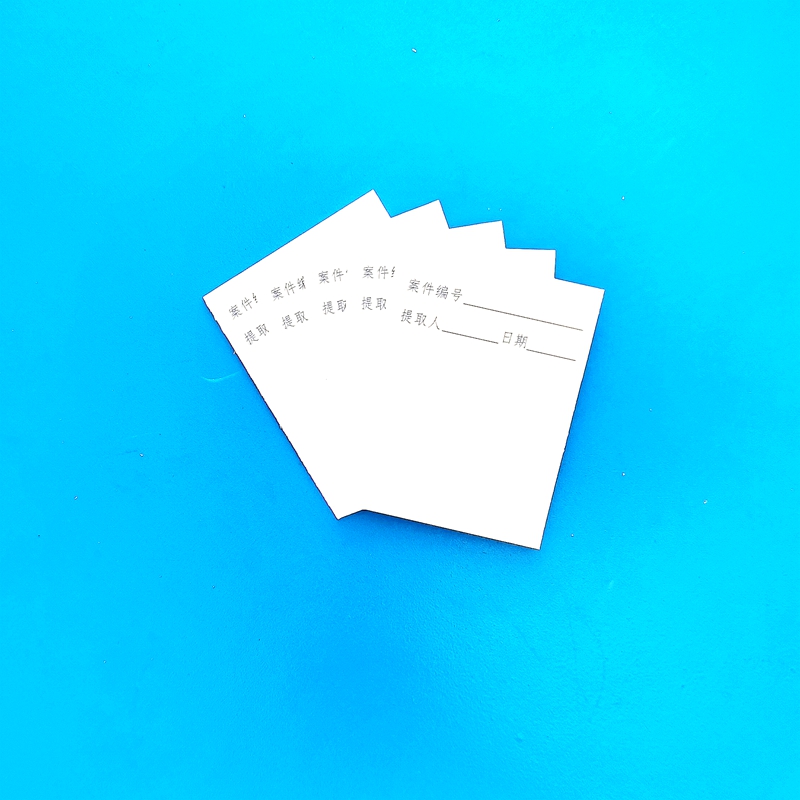 黑色衬底白色衬底指纹提取胶片指纹提取膜片提取贴单指印四指掌纹全掌纹提取膜片