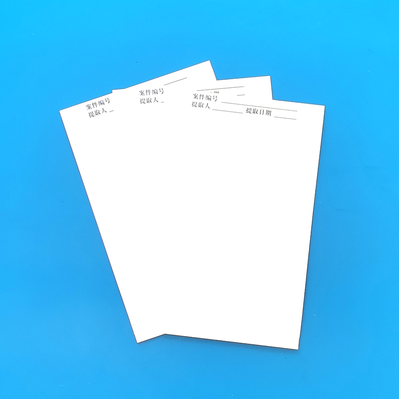 黑色衬底白色衬底指纹提取胶片指纹提取膜片提取贴单指印四指掌纹全掌纹提取膜片