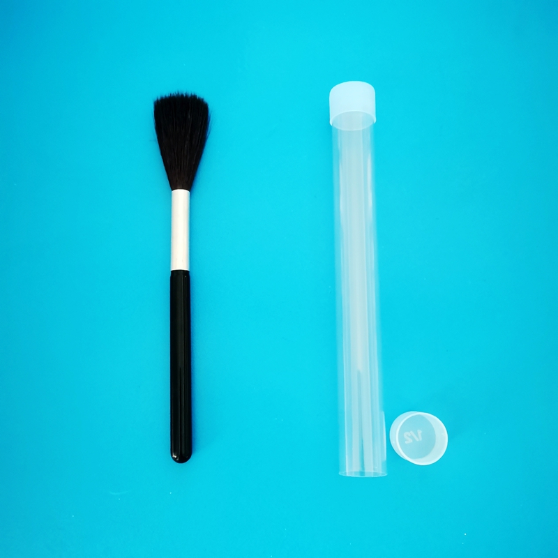 大号磁性指纹刷小号磁性指纹刷磁粉刷圆形灰鼠毛指纹刷扁形纤维指纹刷羽毛刷马拉鹳毛刷大磁笔