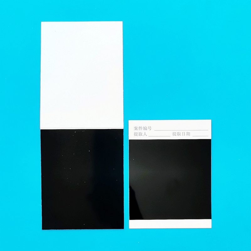 黑色衬底白色衬底指纹提取胶片指纹提取膜片提取贴单指印四指掌纹全掌纹提取膜片