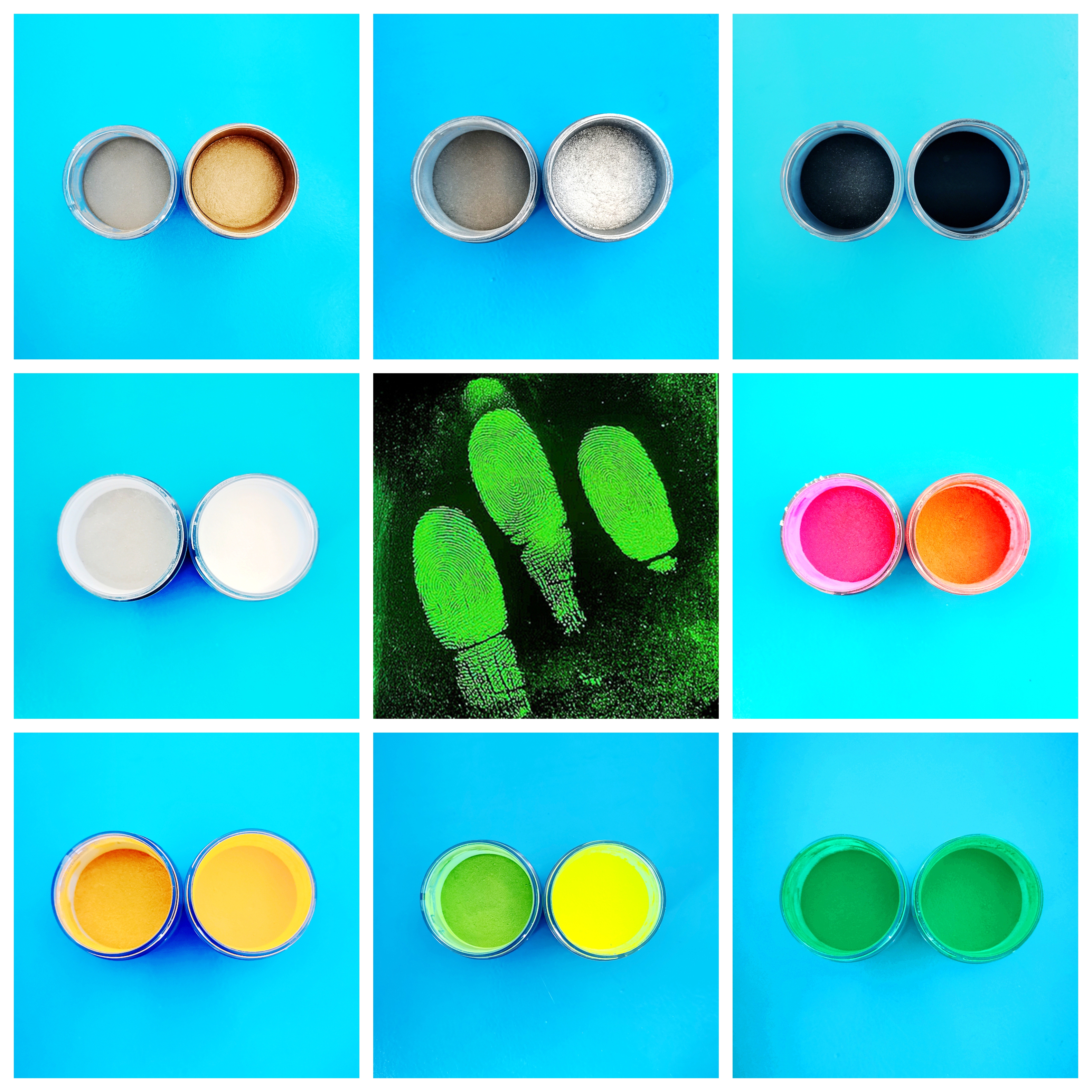 干净无尘、粒径大小适宜，附着力强，背景干净，流动性好不结块！