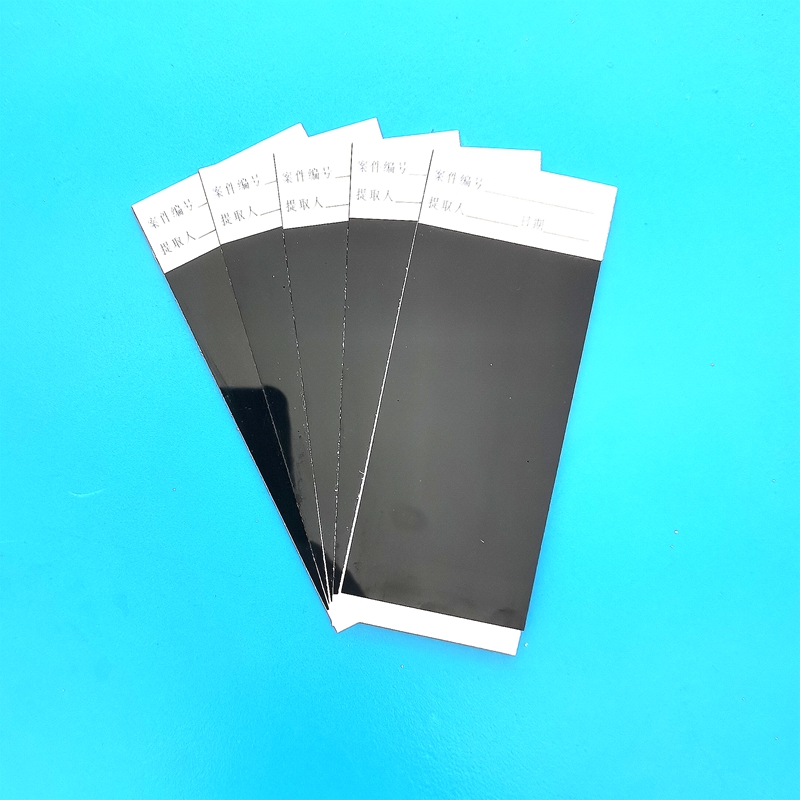 黑色衬底白色衬底指纹提取胶片指纹提取膜片提取贴单指印四指掌纹全掌纹提取膜片