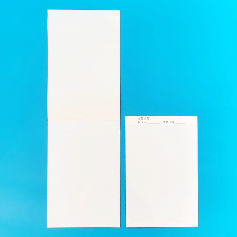 黑色衬底白色衬底指纹提取胶片指纹提取膜片提取贴单指印四指掌纹全掌纹提取膜片