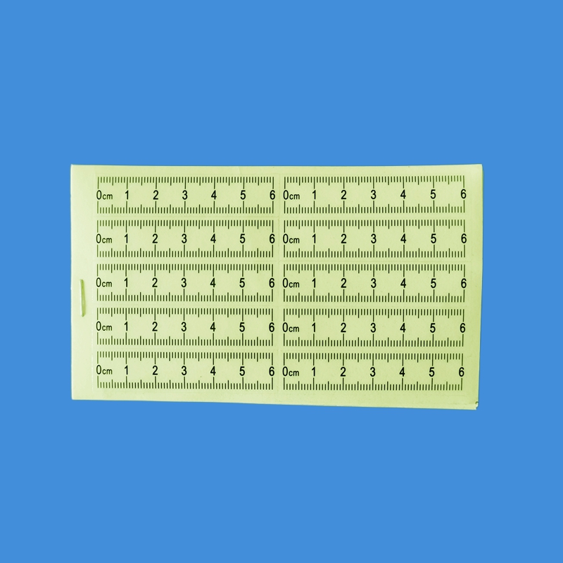 6cm12cm30cm不干胶比例尺刑事照相不干胶比例尺黑白双色彩色不干胶比例尺本荧光可移比例尺卷