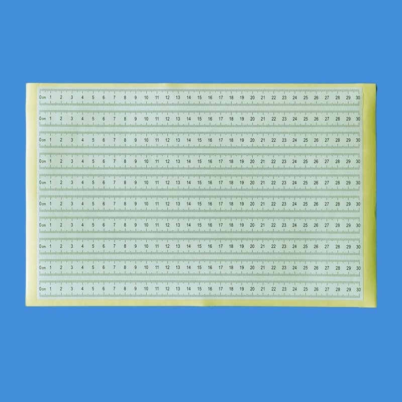 6cm12cm30cm不干胶比例尺刑事照相不干胶比例尺黑白双色彩色不干胶比例尺本荧光可移比例尺卷