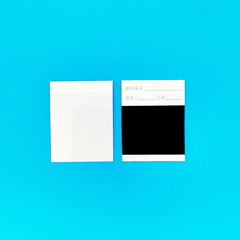 黑色衬底白色衬底指纹提取胶片指纹提取膜片提取贴单指印四指掌纹全掌纹提取膜片