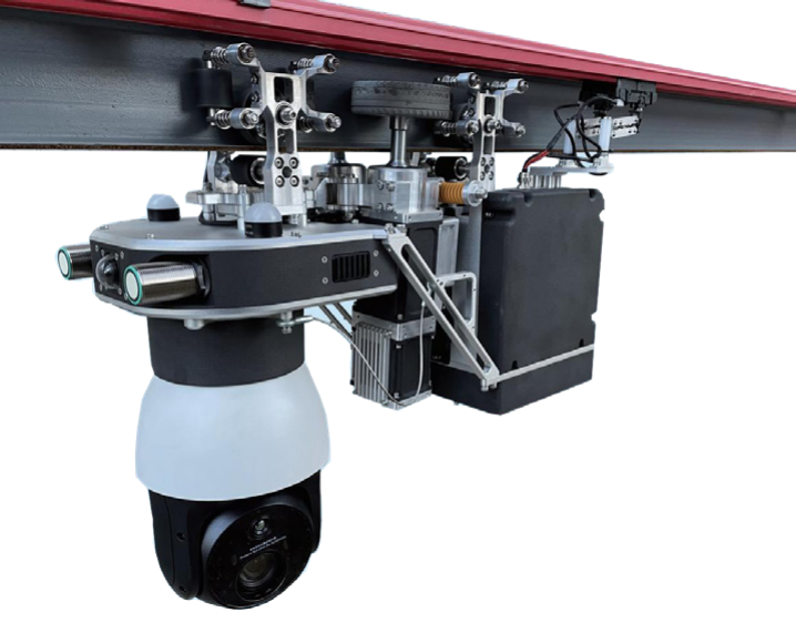 通用型轨道式巡检机器人是一种多用途巡检机器人，依托信息采集处理、无线数据传输、网络数据通讯、自动控制等多学科交叉综合应用技术，为交通、电力、仓储物流等诸多行业提供了集检测、监控、预警于一体的全方位解决方案。