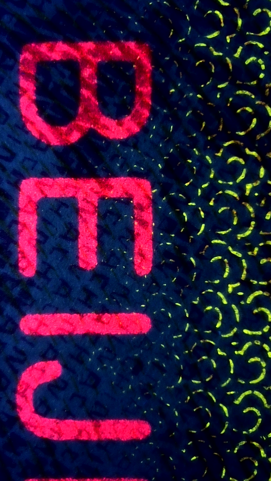 长波紫外光效果展示