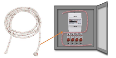 灭火绳安装示意图