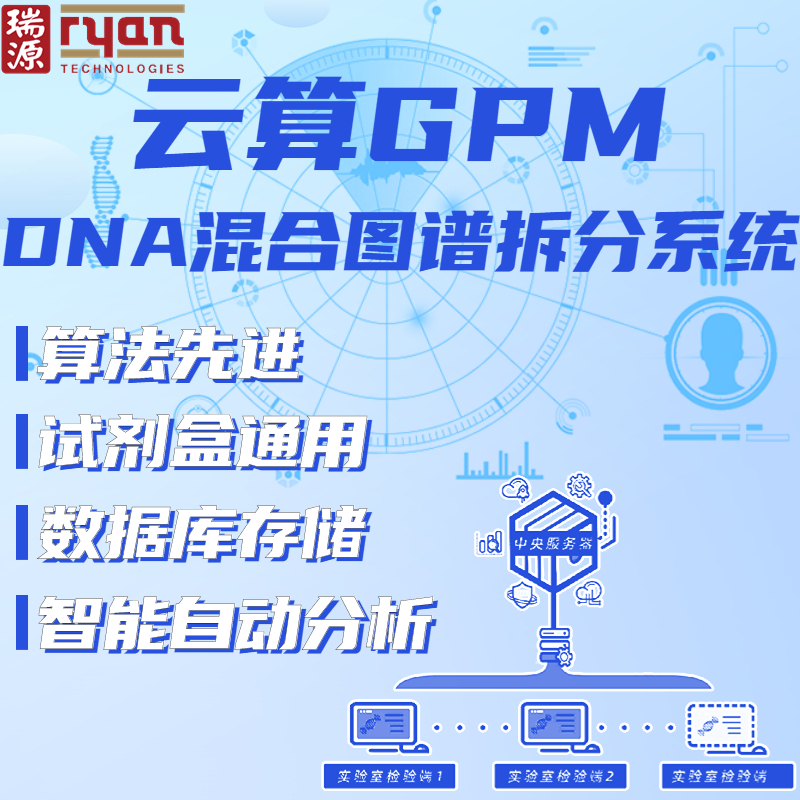 云算GPM DNA混合图谱分析系统混合DNA混合图谱拆分-混合图谱拆分LR值计算2-5人混合图谱拆分