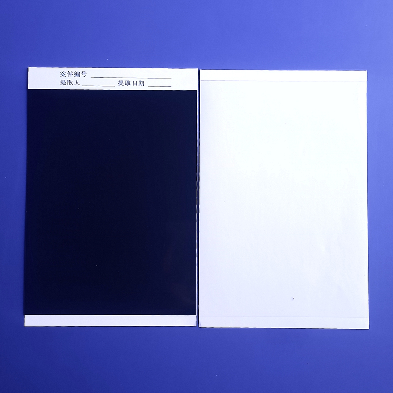 黑色衬底全掌纹提取胶片