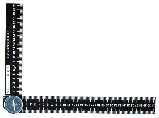  L形足迹定位比例尺 [No.C185]L型足迹定位比例尺  