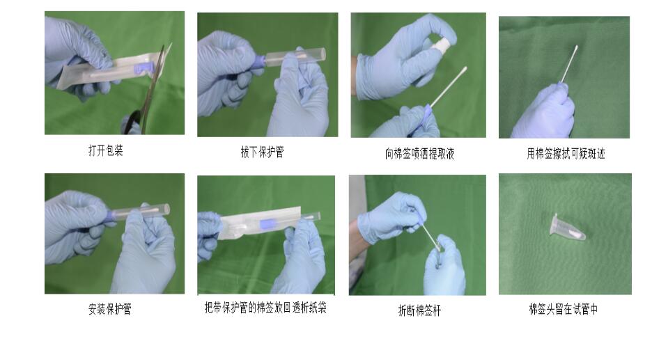 HXMQ-V型DNA物证提取棉签（保护管-通气孔）