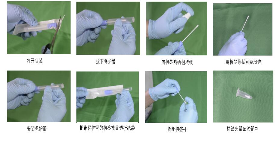 HXMQ-VI型DNA物证提取棉签（保护管-干燥剂）