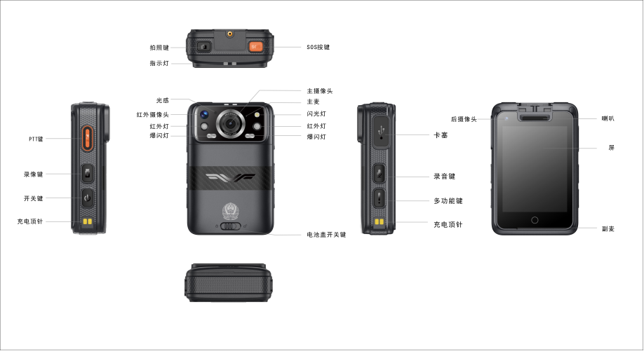 DSJ-ZMJN9A1   5G智慧型防抖执法记录仪