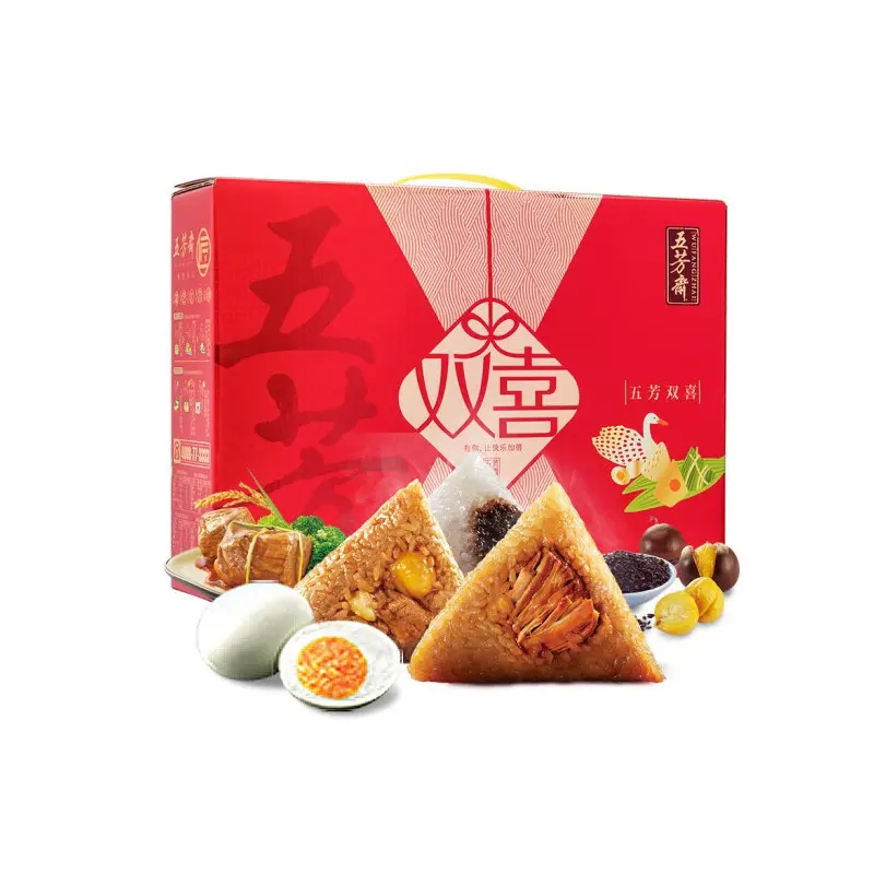 【端午节】五芳斋 五芳双喜 粽子礼盒1140g  （10600积分）
