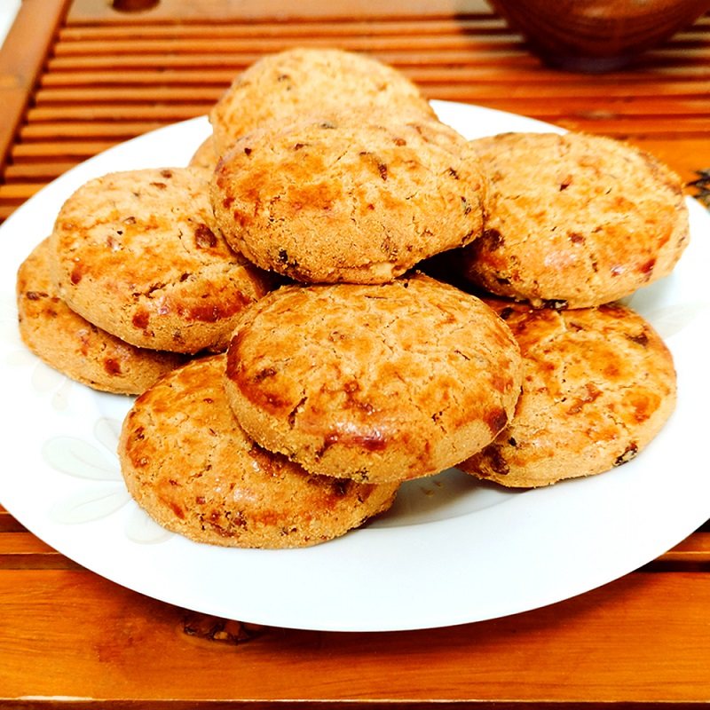 招牌如水红枣坚果桃酥180g饼干中式糕点心独立包解馋零食