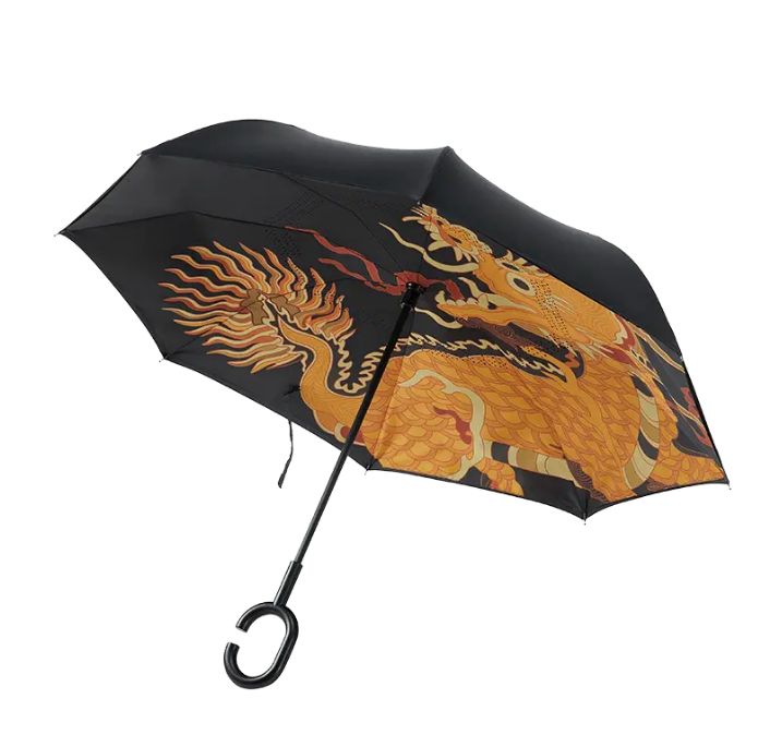 格格爱上班 故宫文创御用反向晴雨伞 GGFXS-9610黑色（20900积分）