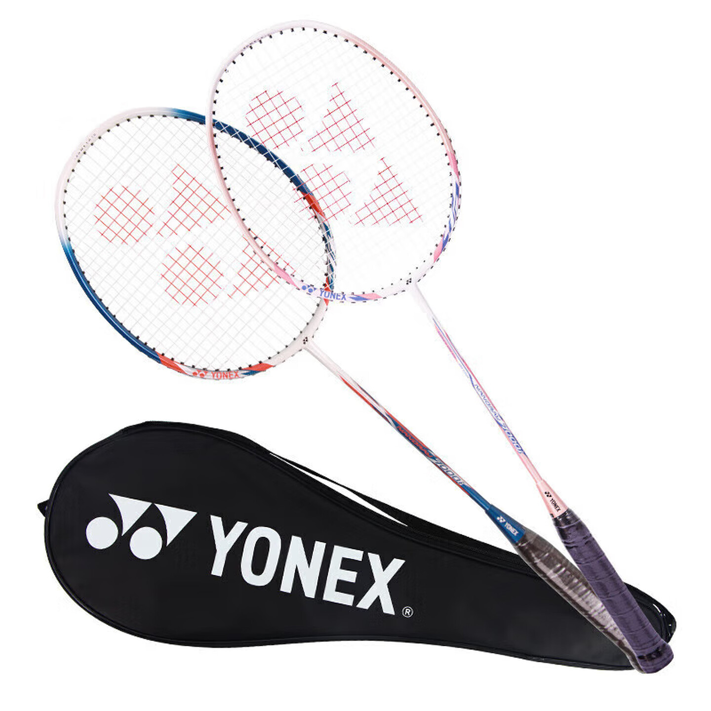 尼克斯（YONEX）羽毛球拍对拍碳素中杆比赛训练锐速高弹均衡NR7000I