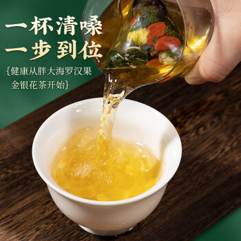 同仁堂胖大海菊罗汉果金银花茶120g/盒|9600积分兑换