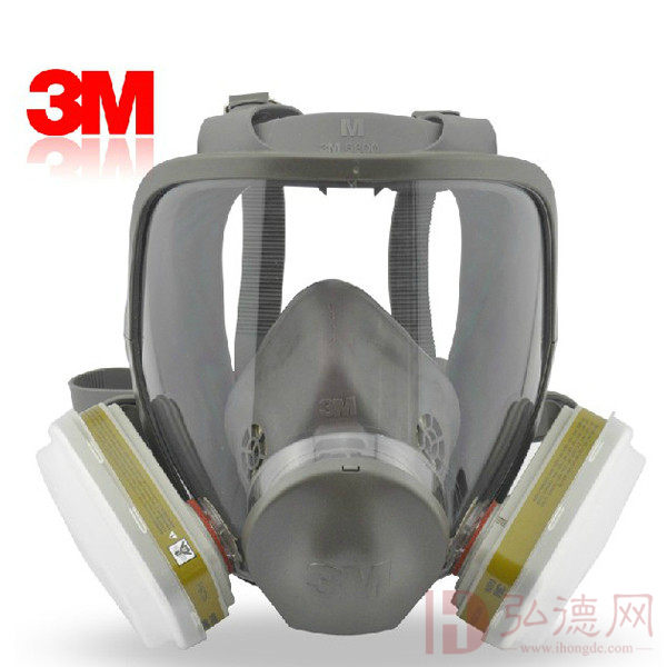 3M防毒面具6800防护全面罩七件套