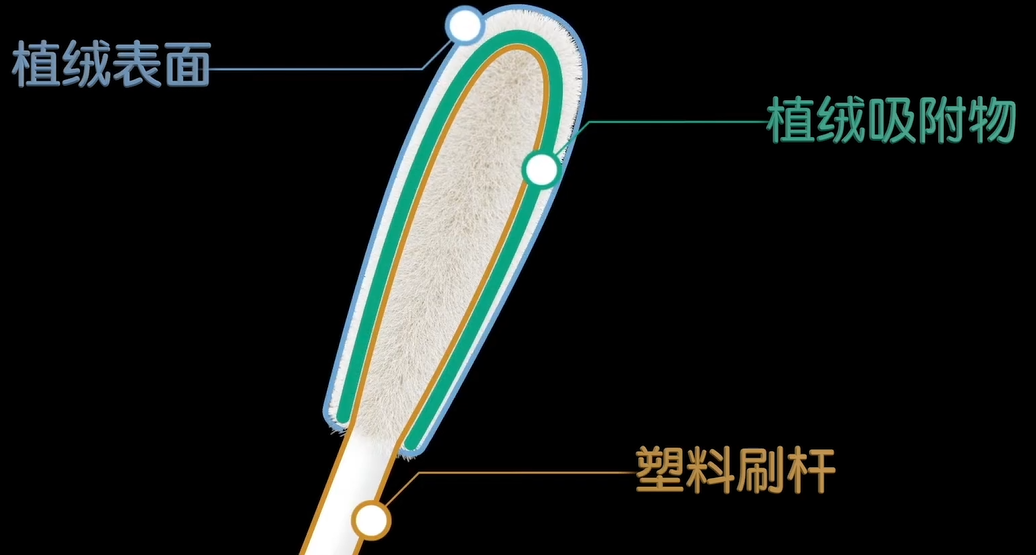 COPAN植绒拭子纤维结构